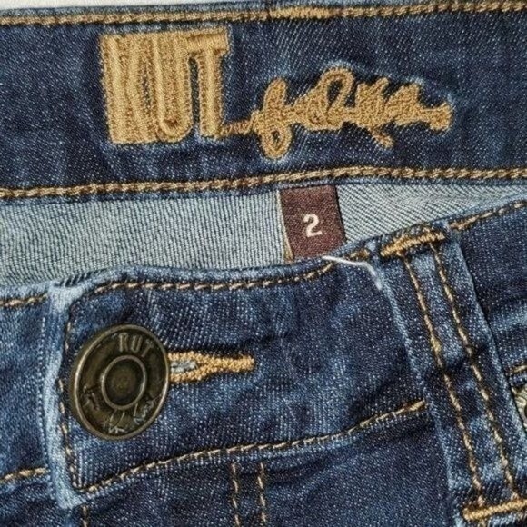 Kut From The Kloth Bardot Skinny Boyfriend Jeans Size 2 - Picture 12 of 16